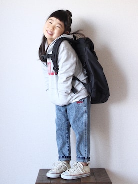 「RADCHAP（ラッドチャップ）のアイテム」を使った、teiccoさん（キッズ・100cm）の冬コーディネート