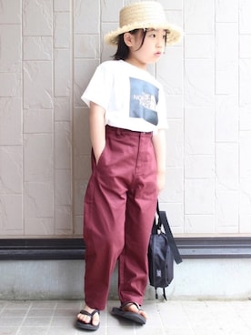 「ZARA KIDSのアイテム（帽子）」を使った、teiccoさん（キッズ・110cm）の春コーディネート