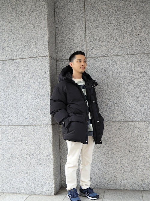 Yoichi Morofuji ビューティ ユース ユナイテッドアローズ 福岡店 Beauty Youth United Arrowsのダウンジャケット コートを使ったコーディネート Wear