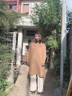 「FRED PERRY（フレッドペリー）のアイテム（ワンピース/ドレス）」を使った、TERUさん（レディース・152cm）の春コーディネート