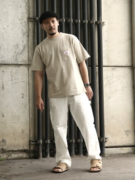 「ROUND HOUSE（ラウンドハウス）のアイテム」を使った、STAFF Sさん（メンズ・163cm）の夏コーディネート