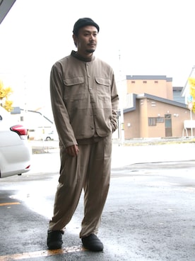 「NILWAY（ニルウェイ）のアイテム」を使った、STAFF Sさん（メンズ・163cm）の秋コーディネート