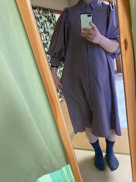 「アベイル」｜「アイテム（ワンピース/ドレス）」を使った、photodayさん（レディース・163cm）の冬コーディネート