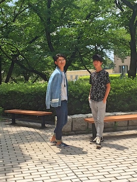 光・昂矢さん(メンズ・175cm)の夏コーディネート