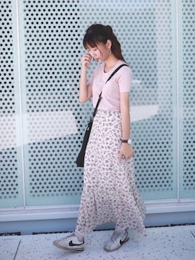 「にゃー」｜「アイテム（アクセサリー）」を使った、Angel🌸さん（レディース・164cm）の春コーディネート