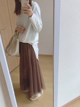 capy☺︎さん（レディース・160cm）の春コーディネート