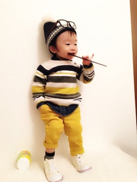 iyori2015さん（キッズ・80cm）の冬コーディネート