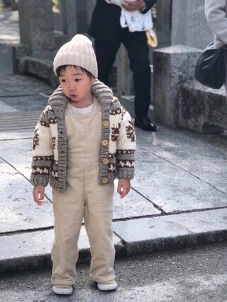 TODAYFUL（トゥデイフル）の「キッズカウチンニット（Tシャツ