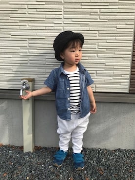 toooomさん（キッズ・90cm）の夏コーディネート
