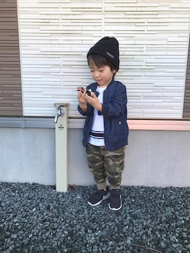 toooomさん（キッズ・90cm）の秋コーディネート