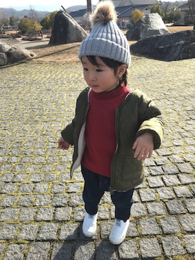 toooomさん（キッズ・90cm）の冬コーディネート