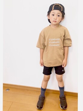 「ARCH & LINE（アーチアンドライン）のアイテム」を使った、*soleil88*さん（キッズ・110cm）の夏コーディネート