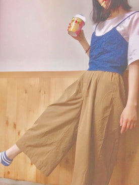 「BBQ」｜「アイテム（その他）」を使った、zaki.さん（レディース・157cm）の春コーディネート