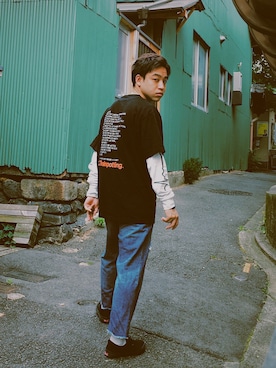 「SASQUATCHfabrix.（サスクワァッチファブリックス）のアイテム」を使った、29さん（メンズ・165cm）の夏コーディネート