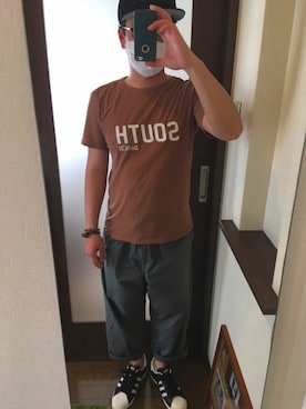 「Hub&Spoke（ハブアンドスポーク）のアイテム」を使った、masa.ncoさん（メンズ・168cm）の春コーディネート