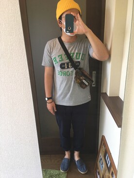 「HYDROPONIC（ハイドロポニック）のアイテム」を使った、masa.ncoさん（メンズ・168cm）の春コーディネート