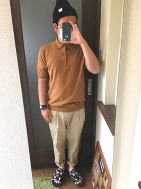 「ADPOSION（アドポーション）のアイテム（アクセサリー）」を使った、masa.ncoさん（メンズ・168cm）の夏コーディネート