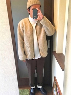 「アイテム（ブルゾン）」を使った、masa.ncoさん（メンズ・168cm・30代）の秋コーディネート