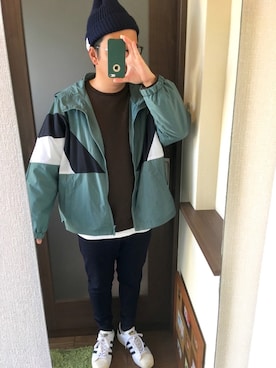 「UP START（アップスタート）のアイテム（パンツ）」を使った、masa.ncoさん（メンズ・168cm）の冬コーディネート