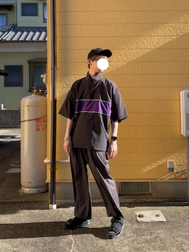 「RYO TAKASHIMA（リョウタカシマ）のアイテム（アクセサリー）」を使った、89さん（メンズ・175cm）の春コーディネート