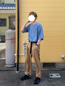 「RYO TAKASHIMA（リョウタカシマ）のアイテム（アクセサリー）」を使った、89さん（メンズ・175cm）の夏コーディネート