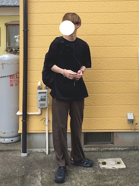 「RYO TAKASHIMA（リョウタカシマ）のアイテム（アクセサリー）」を使った、89さん（メンズ・175cm）の夏コーディネート