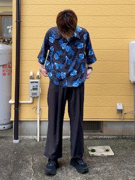 「RYO TAKASHIMA（リョウタカシマ）のアイテム（アクセサリー）」を使った、89さん（メンズ・175cm）の夏コーディネート