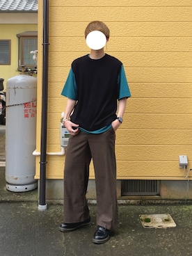「RYO TAKASHIMA（リョウタカシマ）のアイテム（アクセサリー）」を使った、89さん（メンズ・175cm）の夏コーディネート