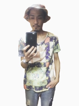 「hat」｜ Beatnik BeaTの中の人さん（メンズ・175cm）の夏コーディネート