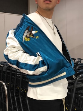 「FTC（エフティーシー）のアイテム（ジャケット/アウター）」を使った、so1roさん（メンズ・165cm）の秋コーディネート