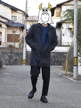 「a.v.v（アーヴェヴェ）のアイテム（ジャケット/アウター）」を使った、リリさん（メンズ・178cm）の冬コーディネート