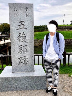 「SUNDAY WORKS（サンデーワークス）のアイテム」を使った、微熱さん（メンズ・176cm）の秋コーディネート