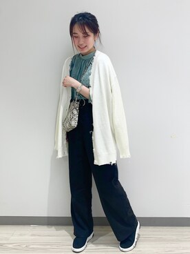 Rihoさん（レディース・156cm）の春コーディネート