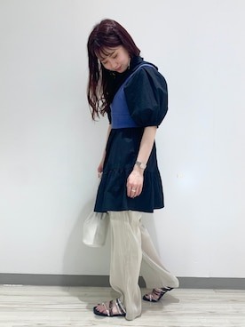 Rihoさん（レディース・156cm）の春コーディネート