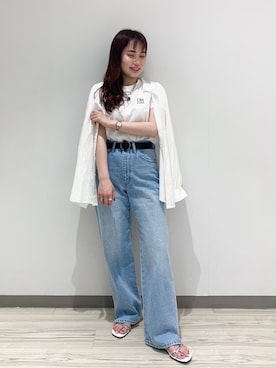 Rihoさん（レディース・156cm）の春コーディネート