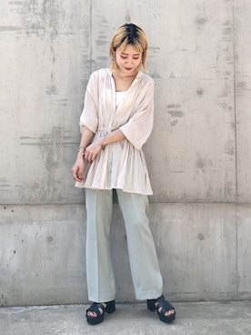 okuyuさん（レディース・154cm）の春コーディネート