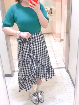 「出勤コーデ」｜「アイテム（その他シューズ）」を使った、こりきさん（レディース・151cm）の春コーディネート