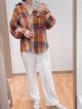 「SpRay（スプレイ）のアイテム（その他アウター）」を使った、こりきさん（レディース・152cm）の秋コーディネート