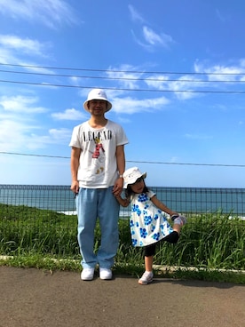 「BRANSHES（ブランシェス）のアイテム（帽子）」を使った、TOMさん（メンズ・160cm）の秋コーディネート