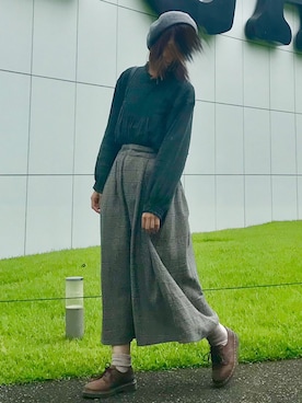 「アイテム（ピアス（両耳用））」を使った、SAKIさん（レディース・154cm・20代）の秋コーディネート