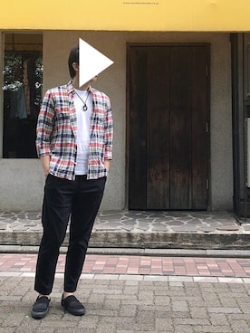 「Jujubee（ジュジュビー）のアイテム」を使った、おくだいさん（メンズ・172cm）の夏コーディネート