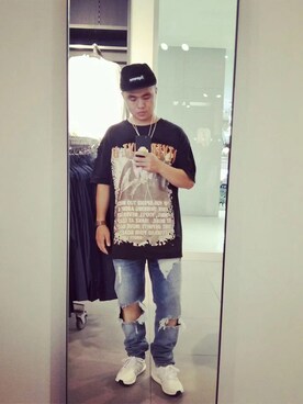 「EDWIN（エドウィン）のアイテム（アナログ腕時計）」を使った、shutao391さん（メンズ・172cm）の夏コーディネート