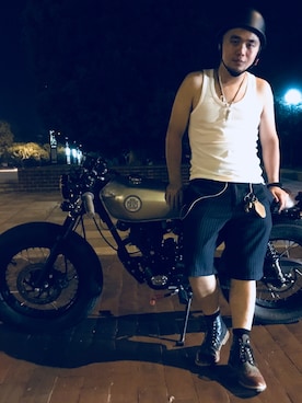 「VOLCOM」｜「アイテム（アクセサリー）」を使った、shutao391さん（メンズ・172cm）の夏コーディネート