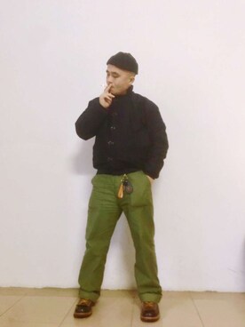 「アイテム（ブルゾン）」を使った、shutao391さん（メンズ・172cm・30代）の春コーディネート