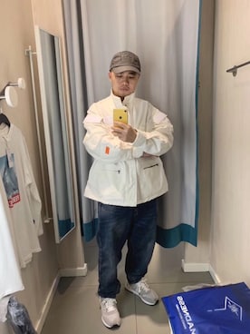 「アイテム（ブルゾン）」を使った、shutao391さん（メンズ・172cm・30代）の春コーディネート