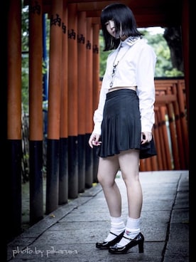 「MORPH8NE（モルフィン）のアイテム（トップス）」を使った、たうさん（レディース・153cm）の夏コーディネート