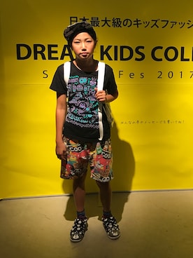 「crazygogo」｜SHO-さん（キッズ・151cm）の夏コーディネート