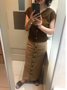 M.Yさん（レディース・156cm）の夏コーディネート