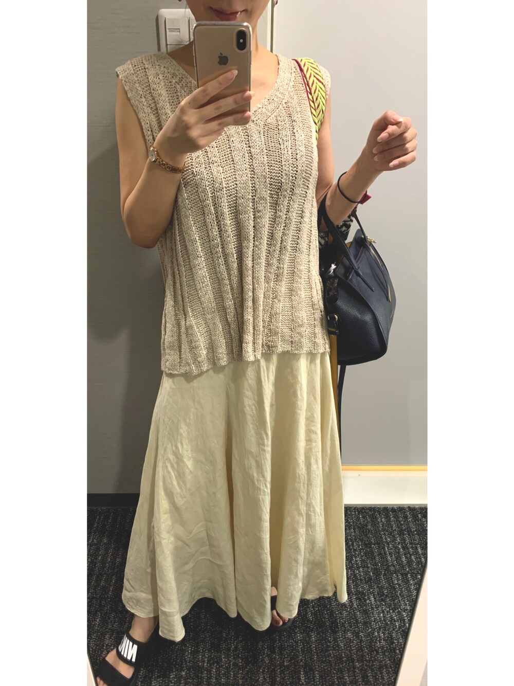 値下げ！plage Linen Flared スカート 20200630172811783_500.jpg