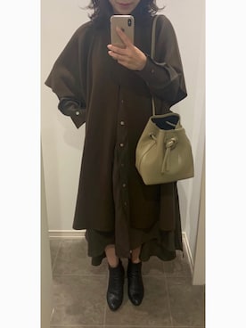 「MIDIUMISOLID」｜M.Yさん（レディース・156cm）の秋コーディネート